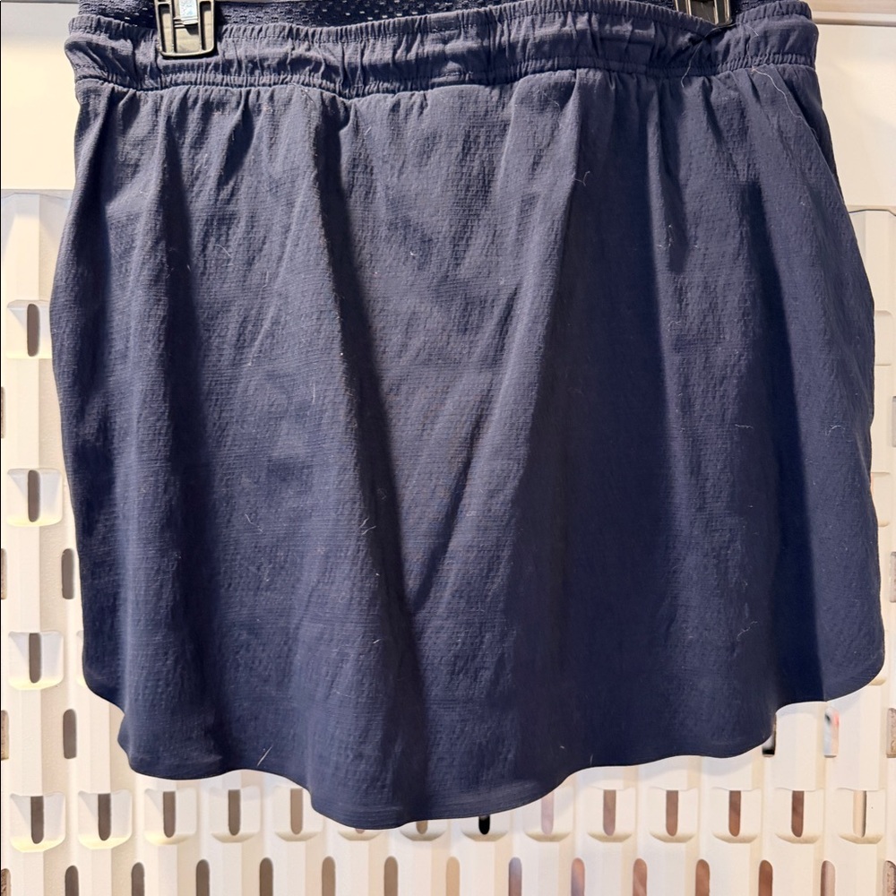 Athleta Trekkie Skirt Navy Blue Sz 8 - Picture 4 of 4